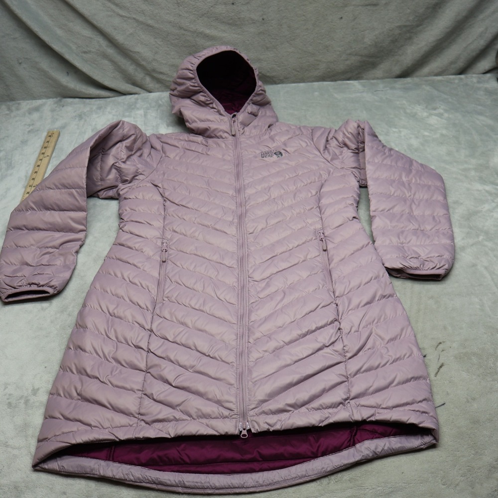Mountain Hardwear Down Jacket Womens Medium Pink Glen Alpine Insulated Parka